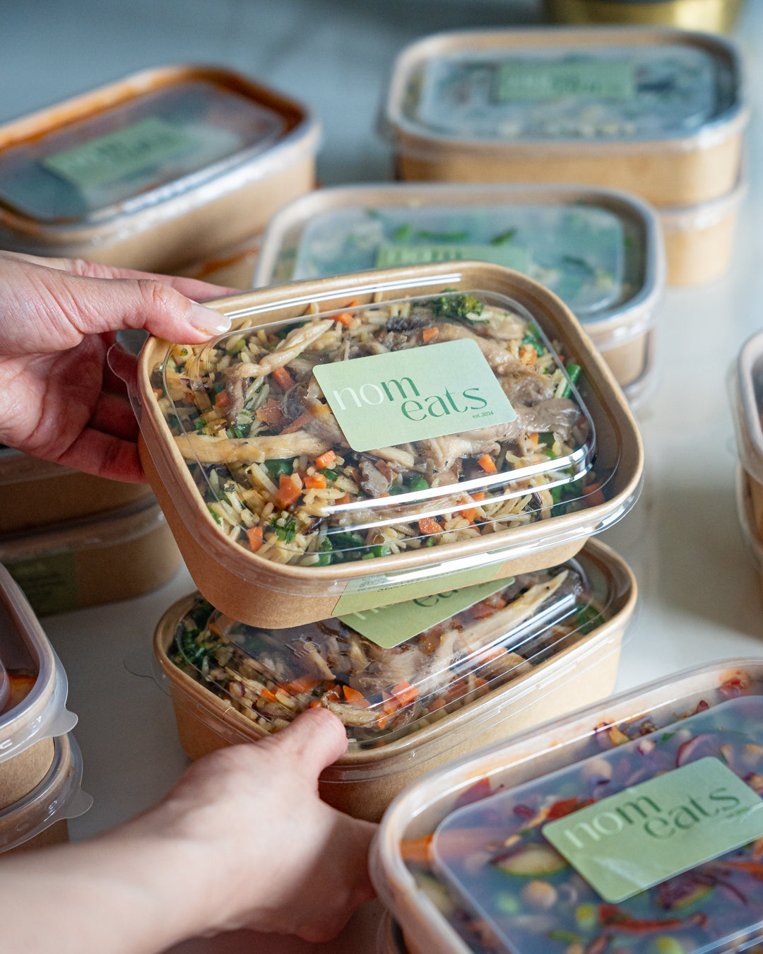 Nom Eats Weekly Meal Box (8 Chef-Made Vegetarian Meals) image 1